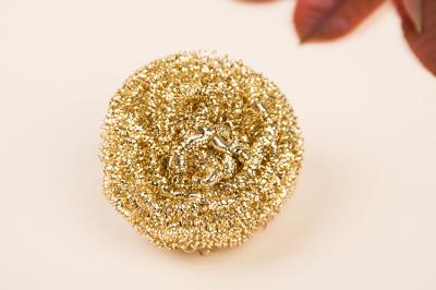 100 Percents Brass Scouring Pads Anti Mildew For Restaurant Washing Pots
