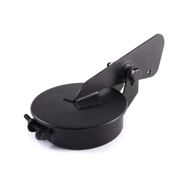 4 chapeau de pluie de tracteur de l'acier au carbone 102mm de noir de pouce