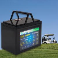 12 Volt Deep Cycle Carro de Golfe Bateria Bluetooth Lifepo4 Conveniente