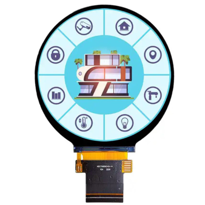 2.8 дюйма 480x480 Круглый TFT LCD дисплейный модуль с интерфейсом SPI RGB ST7701S