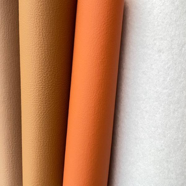 Soft PVC Artificial Embossing Leather High Density Stain Resistant