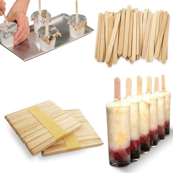 Disposable Grade A 14cm Popsicle Wooden Sticks