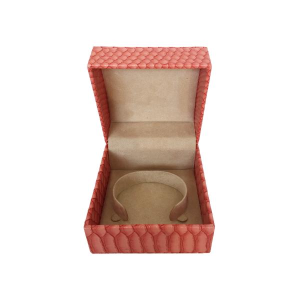 Small Pink Rigid Cardboard Luxury Gift Boxes Portable Bracelet Packaging Personalised Jewelry Boxes