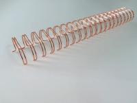 L'acier a plaqué le fil de 6.4mm l'attache qu'en spirale love la double ligne attache d'O