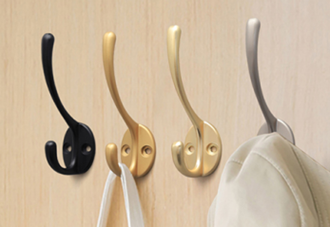 GRH Modern Wholesale Furniture Cabinet Hook Kitchen Wardrobe Wholesale Hardware Hook Wall Mount Zinc Alloy Clothes Hook