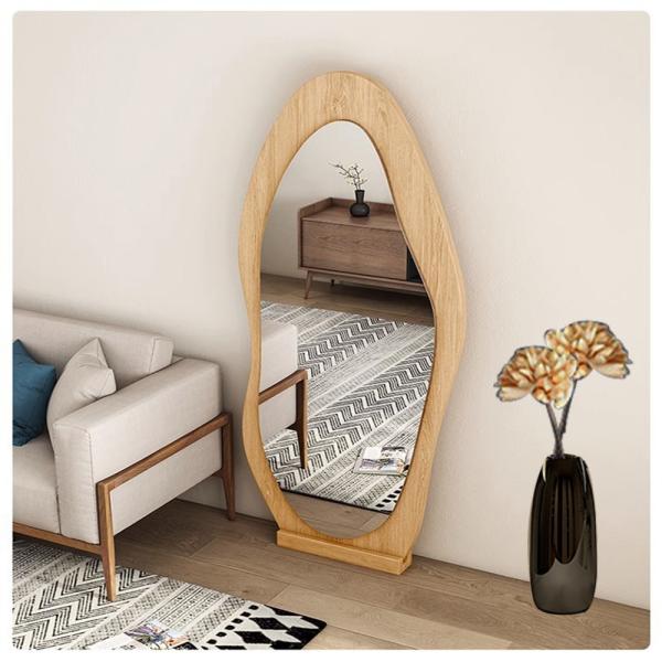 Современный дизайн стиль Серебряный гардероб входное зеркало для роскошного домашнего декора