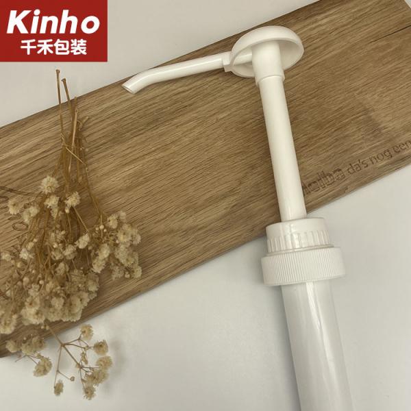 Screw Down Lock Hand Press Sauce Honey Syrup Cream Dispenser Gallon Pump 38/410 38/400