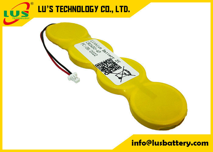 Батареи кнопки лития CR2450 2400mah 3v чеканят пакет клетки для умных бирок