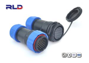 Conector de cabo de IP68 18AWG 4 Pin Waterproof Plug Electrical Threaded