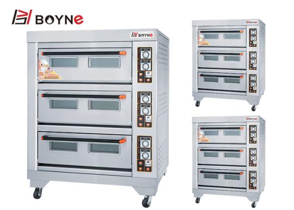 equipamento comercial da cozinha da padaria 19.8kw seis Tray Electric Baking Oven