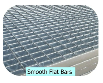 Acero suave 25X5mm barras de rodamiento galvanizadas de rejilla proveedor estándar 6.0 metros