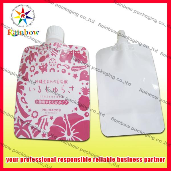 Изготовленный на заказ пластичный мешок Spout для фруктового сока упаковывая/жидкостного мешка с Spout