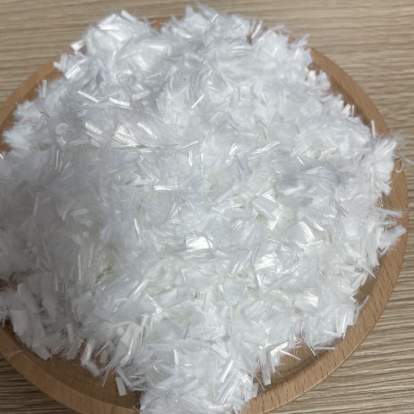 For Asphalt & Construction  Filtration Road Construction  High Strength Reinforcement 4D*6MM Fiber Polyester Chopped Staple Fiber