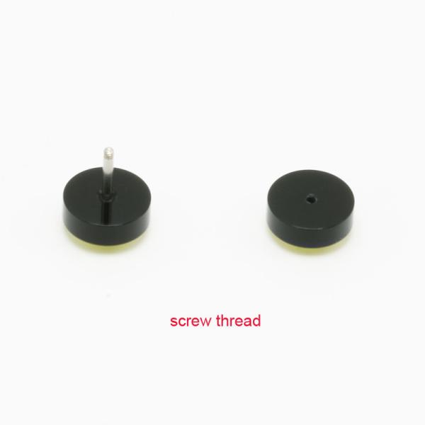 Free shipping fake ear plugs ear studs earrings for girls logo print anti-allergic piercing jewelrys