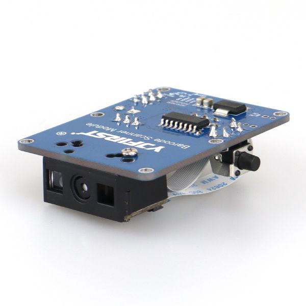 YJFIRST QR Code Reader White LED Barcode Scan Engine Mini Automatic Induction 1D 2D Barcode Scanner Module