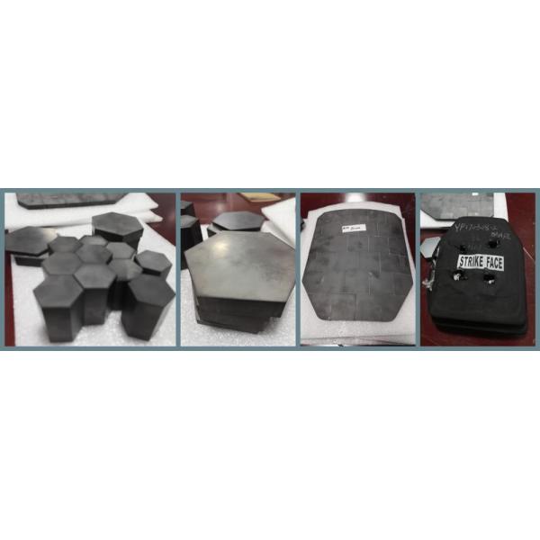 Плиты Сик облегченного кремниевого карбида пуленепробиваемые, керамическая плита бронежилета