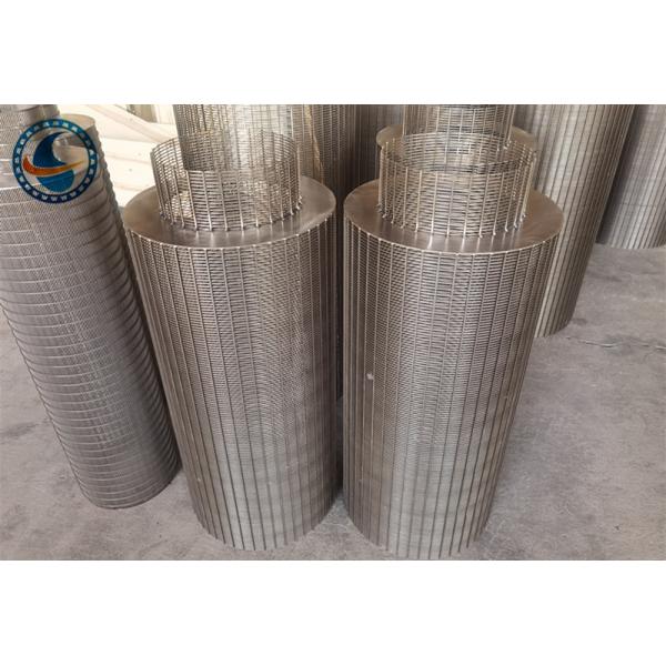 201 Stainless Steel Profile Reusable 25u Reverse Wedge Wire Screen Filter Element