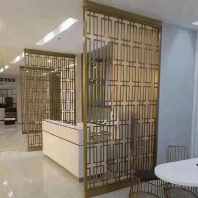 Do móvel de aço inoxidável do metal da decoração da casa divisores de sala decorativos