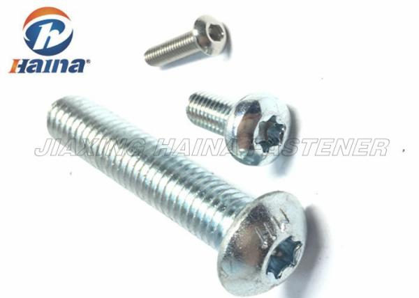 ISO14583 Zinc plated Carbon steel Security Machine Screws