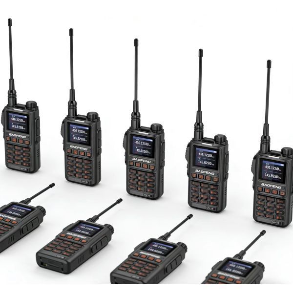 Baofeng UV-18H NOAA GPS Handheld Radio with 10 Days Battery Life Walkie Talkie for Outdoor Use