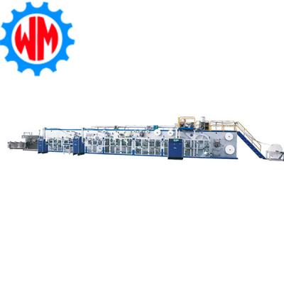 Full Servo Semi Servo Diaper Production Plant Customized Pull Up Diaper Machine