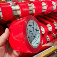 Tape d'étanchéité de boîte rouge Vente de ruban adhésif industriel pour emballage d'expédition