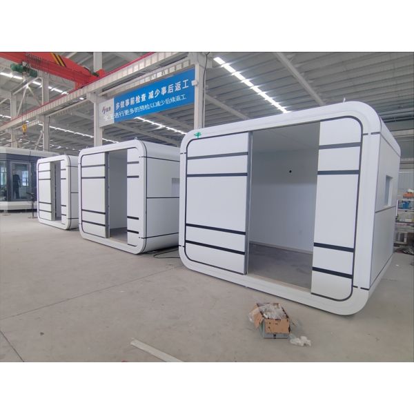 Mobile Prefab Wellness Cabin 2.0 Self-Sustaining Off Grid Ecological House with Eco-Friendly Materials and Intelligent Control System