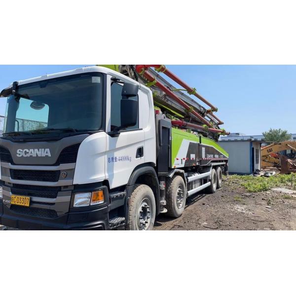 Semi-Dry Shotcrete Ready-Mix Concrete Pump Truck with Zoomlion 56meter Used Pump Offer