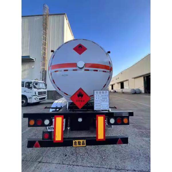 CIMC 3 / 4 Axles Liquid Nitrogen Natural Gas Lpg Tanker Truck 