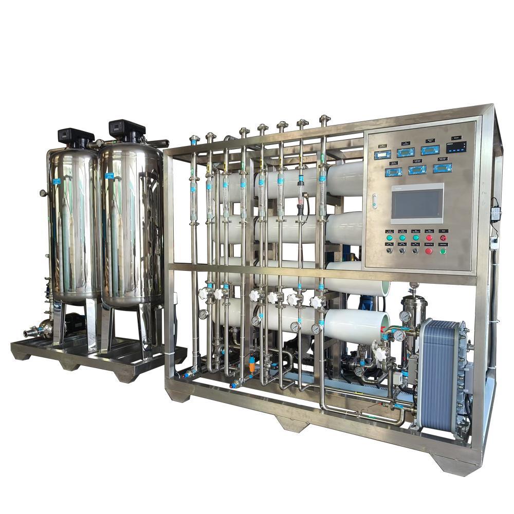2000 LPH Ultrapure Water Purification System with Chemical-Free EDI Operation and 18 MΩ*cm Resistivity
