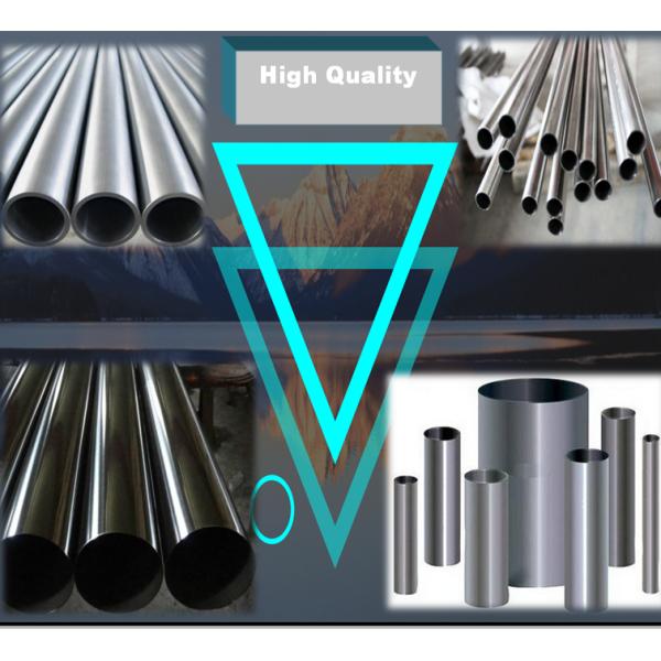 2B 4K Aisi 201 304 316 Stainless Steel Tubing Square Rectangular Round