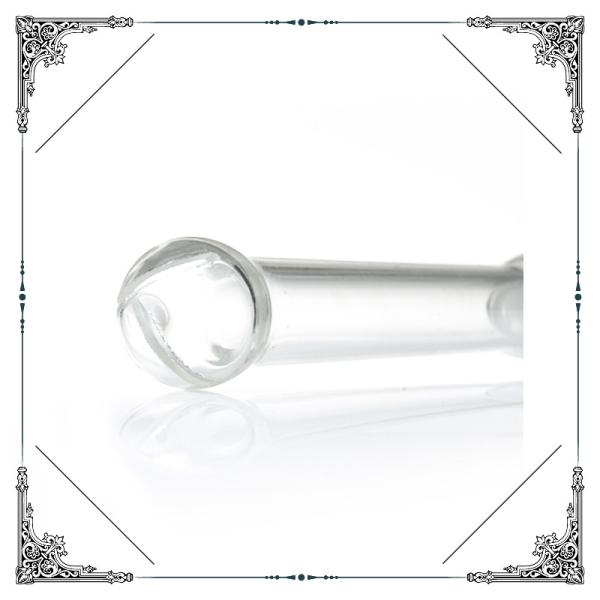 White Hookah Glass Downstem For Bubbler Bong Smoking Water Pipes