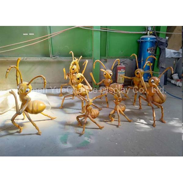 Fiberglass Animals Statues Giant Size Brown Fiberglass Ant Statue