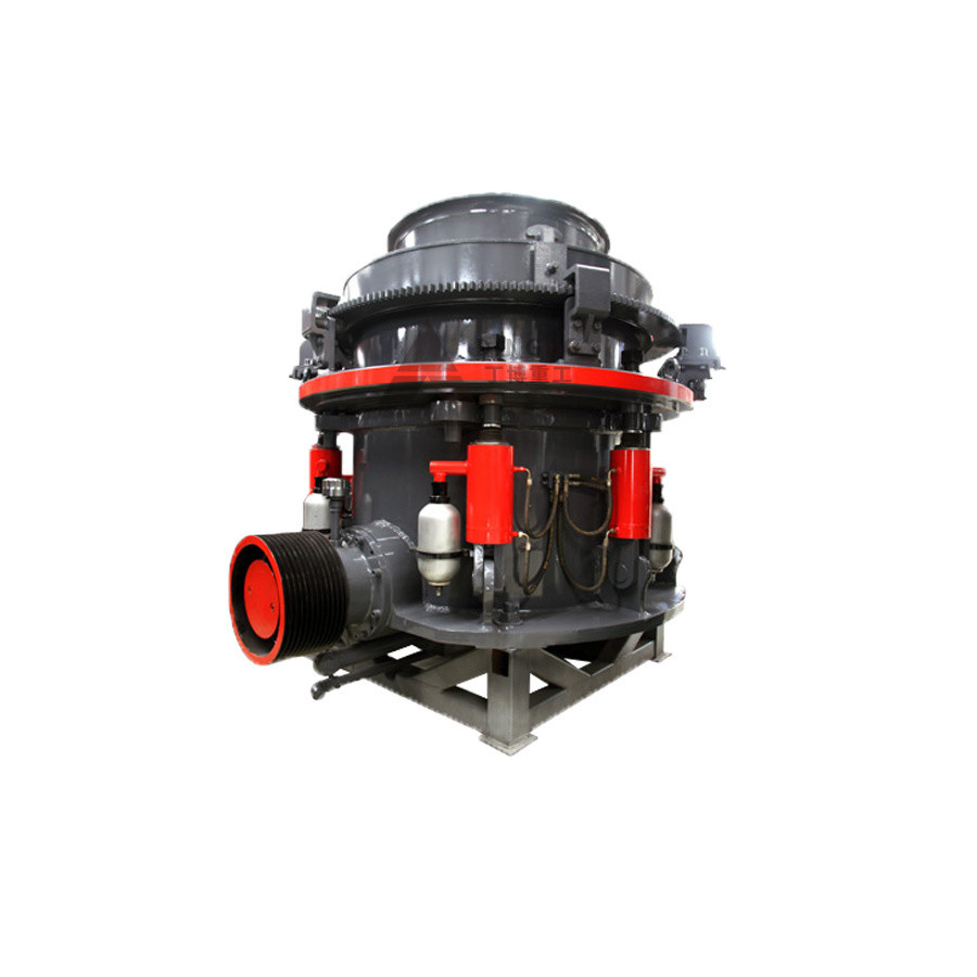 AC Motor Ore Hydraulic Cone Crusher with Conveyor Belt and Inlet Size 76-320mm