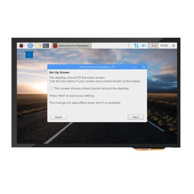Polegada 800x480 Dots Raspberry Pi Compatible da exposição 5 do toque da janela HDMI de Pcap