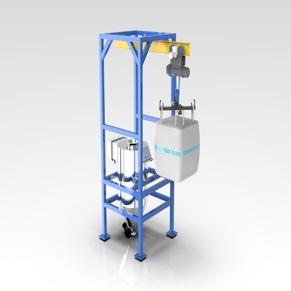 Automatic Big Bag Emptying System SUS304 SUS316 For Powder / Granule Bulk Material Handling