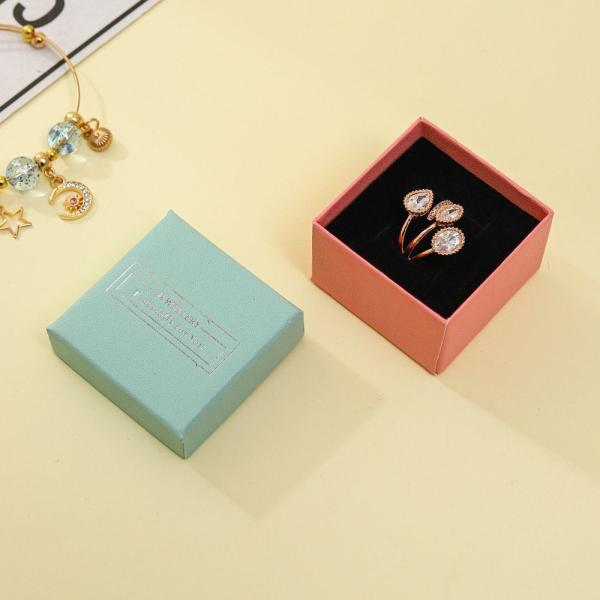 Black Luxury Foam Insert Jewelry Box Paper Packaging Cardboard Jewelry Gift Boxes