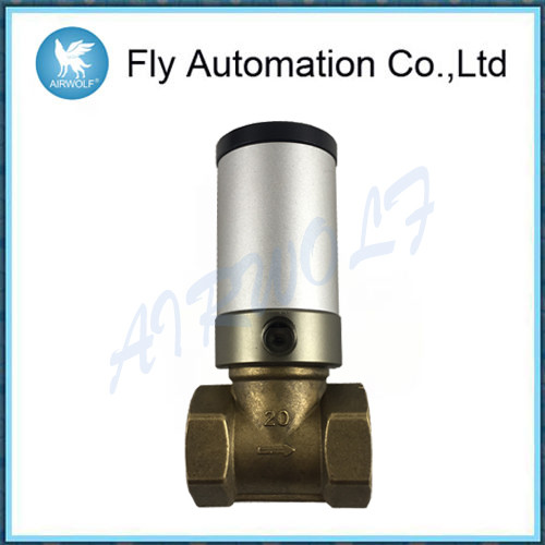 Pièces d'auto Q22HD-20 des véhicules à moteur valve en laiton liquide de contrôle aérien de valve de tube pneumatique de manière de 3/4 pouce 2-2