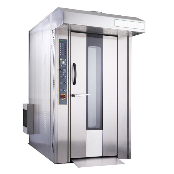 16 подносов поворачивая печь пекарни, вращая печь конвекции 1180кг с одной тележкой подноса