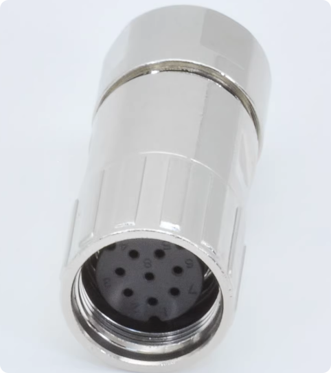 Siemens V90 Servo Motor Connector with 1000V Voltage Rating and Crimp/Solder Termination for Industrial Automation
