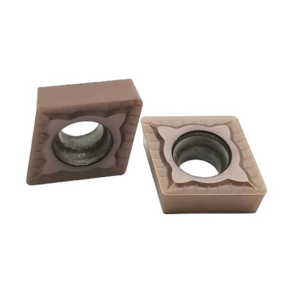 Bronze CCMT120408 Cemented Carbide Inserts CNC Lathe Turning