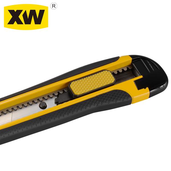 All New ABS+TPR Heavy Duty Snap Blade Knife 25MM Plastic Handle SX82L