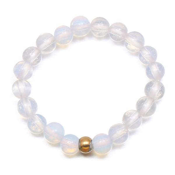 Other Natural Energy Crystal Stone 3mm Mini Beads Rings for Woman Chakra Healing Handmade Bohemian Jewelry Wedding Ring Gift