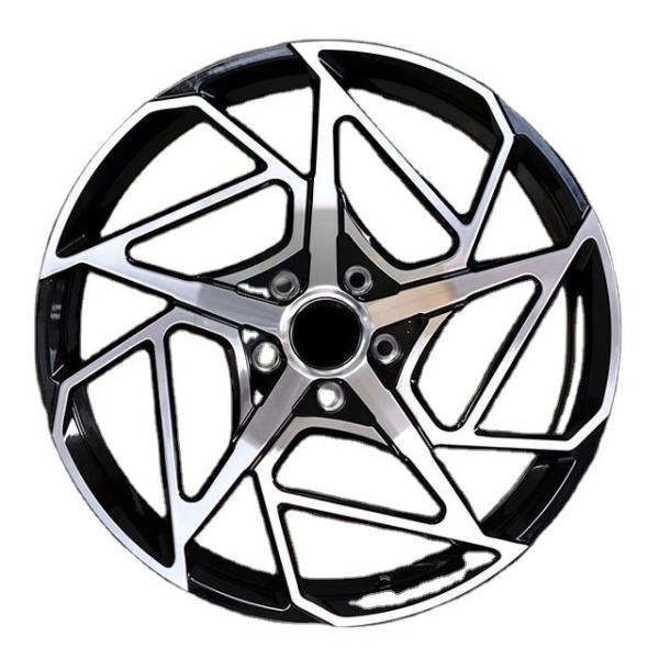 Staggered Satin Black/Machine Face model forged wheels for sale