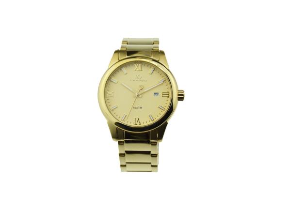 Miyota Movt Quartz Stainless Steel Watch 100 M  Waterproof Gold  Crew Crown