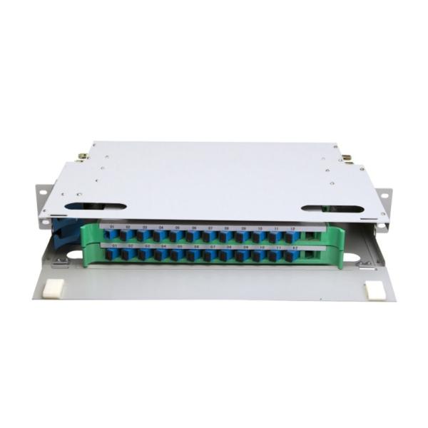 24 48 Port SC FC ST LC Optical Fiber Distribution Frame