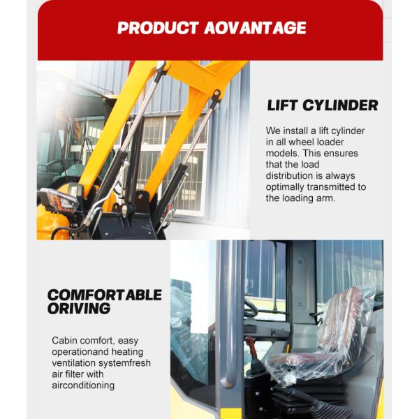 Cheap Wheel Loader CE Approved Top Mini Front End Articulating New Small Wheel Loader for Sale