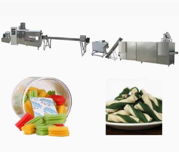 L'ANIMAL FAMILIER de solides solubles 100KW mâche la chaîne de production pour la santé des dents de chiens