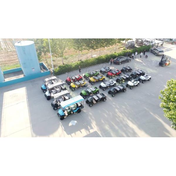 4-местная гольф-коляска с батареей 48 В. Мощный двигатель переменного тока