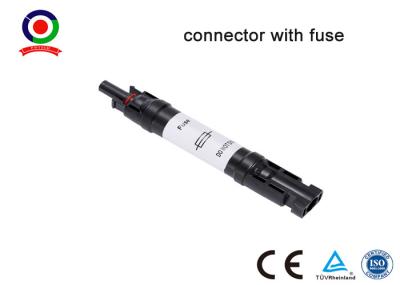 Conector de fusibles solares PPO de 1000 V CC 20A IP67 Negro